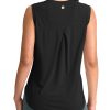 SANTINY Women's Sleeveless Workout Tops Breathable Lightweight Active Tennis Yoga Shirts Athletic Running Tank Tops for Women