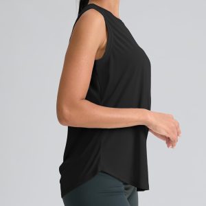 SANTINY Women's Sleeveless Workout Tops Breathable Lightweight Active Tennis Yoga Shirts Athletic Running Tank Tops for Women