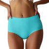 Seamless High Waisted Underwear for Women No Show Panties Full Coverage Ladies Panties 12 Pack