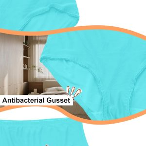 Seamless High Waisted Underwear for Women No Show Panties Full Coverage Ladies Panties 12 Pack