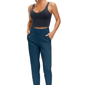 THE GYM PEOPLE Women's Joggers Pants Lightweight Athletic Leggings Tapered Lounge Pants for Workout, Yoga, Running