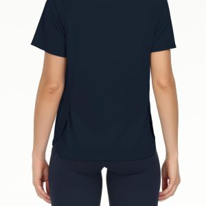 THE GYM PEOPLE Women's Short Sleeve Workout Shirts Breathable Yoga T-Shirts with Side Slits Athletic Tee Tops