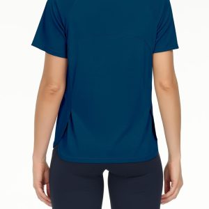 THE GYM PEOPLE Women's Short Sleeve Workout Shirts Breathable Yoga T-Shirts with Side Slits Athletic Tee Tops