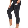 THE GYM PEOPLE Womens' Yoga Pants High Waist with Pocket Tummy Control