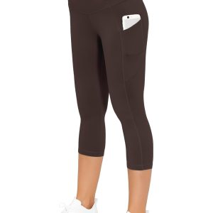 THE GYM PEOPLE Womens' Yoga Pants High Waist with Pocket Tummy Control