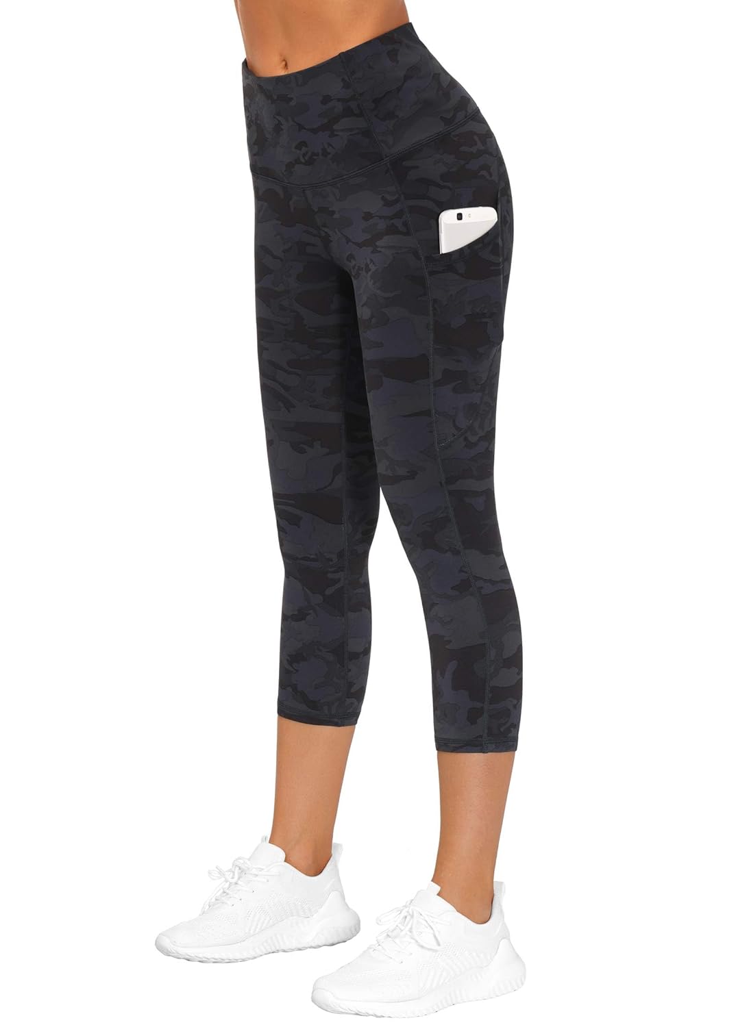 THE GYM PEOPLE Womens' Yoga Pants High Waist with Pocket Tummy Control