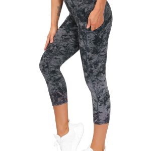 THE GYM PEOPLE Womens' Yoga Pants High Waist with Pocket Tummy Control