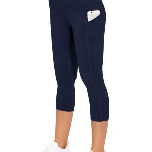 THE GYM PEOPLE Womens' Yoga Pants High Waist with Pocket Tummy Control