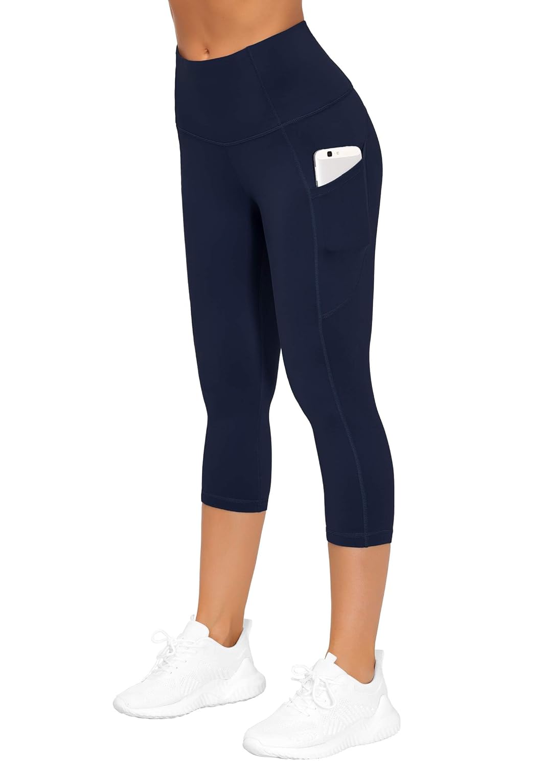 THE GYM PEOPLE Womens' Yoga Pants High Waist with Pocket Tummy Control
