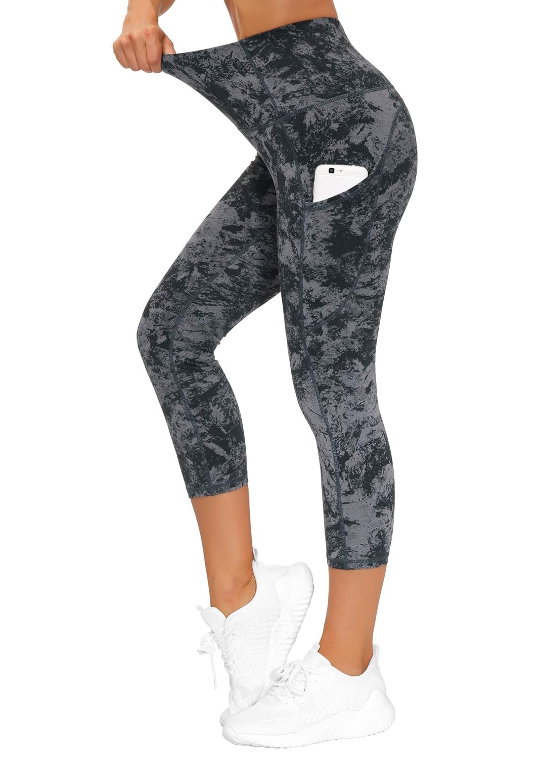 THE GYM PEOPLE Womens' Yoga Pants High Waist with Pocket Tummy Control