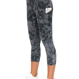 THE GYM PEOPLE Womens' Yoga Pants High Waist with Pocket Tummy Control