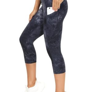 THE GYM PEOPLE Womens' Yoga Pants High Waist with Pocket Tummy Control