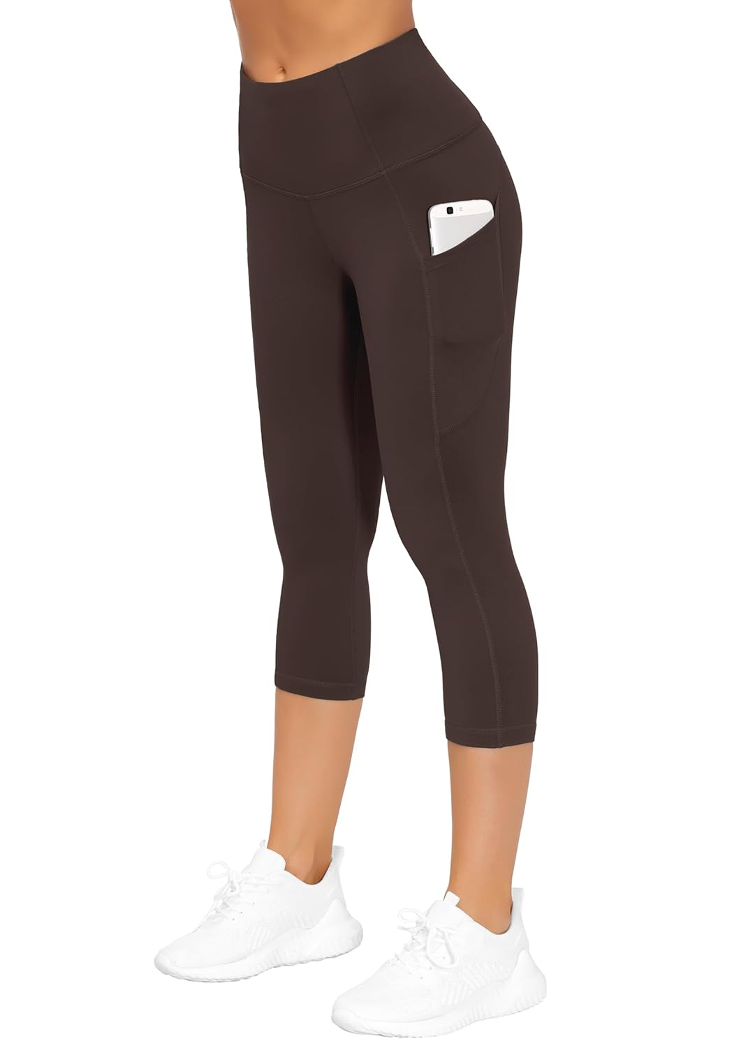 THE GYM PEOPLE Womens' Yoga Pants High Waist with Pocket Tummy Control