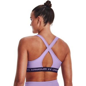 Under Armour Women's Cross-Back Mid Bra