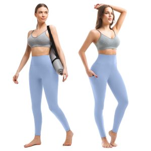 Walifrey Leggings with Pockets for Women, High Waisted Buttery Soft Womens Leggings for Gym Yoga Workout