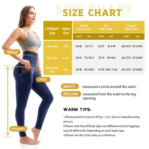 Walifrey Leggings with Pockets for Women, High Waisted Buttery Soft Womens Leggings for Gym Yoga Workout