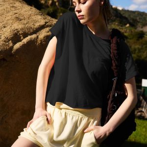 Women Short Sleeve Workout Shirts Open Back Tops Casual Yoga Y2k Athletic Gym Slouchy Crop Running Tees