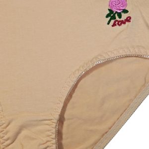 Women's Cotton Bikini Brief Underwear Full Coverage Panties Floral Print Briefs for Ladies 12 Pack