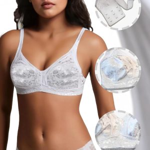 Women's Wireless Bra Full Coverage Bralettes No Underwire Bra Comfortable Everyday Seamless Tshirt Bras 6 Pack