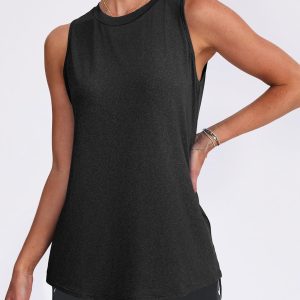 Womens Workout Tank Tops Lightweight Sleeveless Shirts for Women Loose Fit Tops for Athletic Running Tennis Yoga