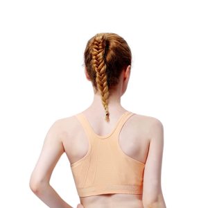 Women's Zip Front Sports Bra Wireless Post-Surgery Bra Active Yoga Sports Bras