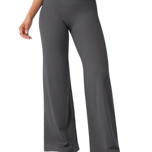 YEOREO Workout Leggings Womens No Front Seam Straight Leggings 29" / 31.5" / 33" High Waist Buttery Eddiy Gym Yoga Pants