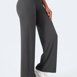 YEOREO Workout Leggings Womens No Front Seam Straight Leggings 29