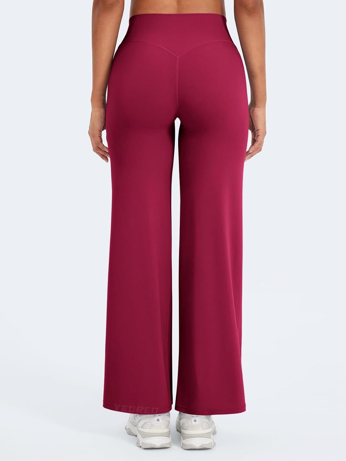 YEOREO Workout Leggings Womens No Front Seam Straight Leggings 29" / 31.5" / 33" High Waist Buttery Eddiy Gym Yoga Pants