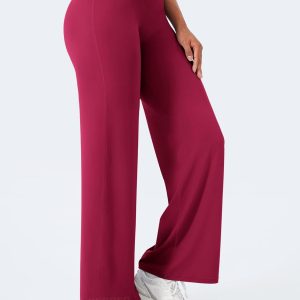 YEOREO Workout Leggings Womens No Front Seam Straight Leggings 29