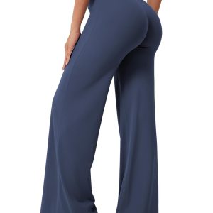 YEOREO Workout Leggings Womens No Front Seam Straight Leggings 29" / 31.5" / 33" High Waist Buttery Eddiy Gym Yoga Pants