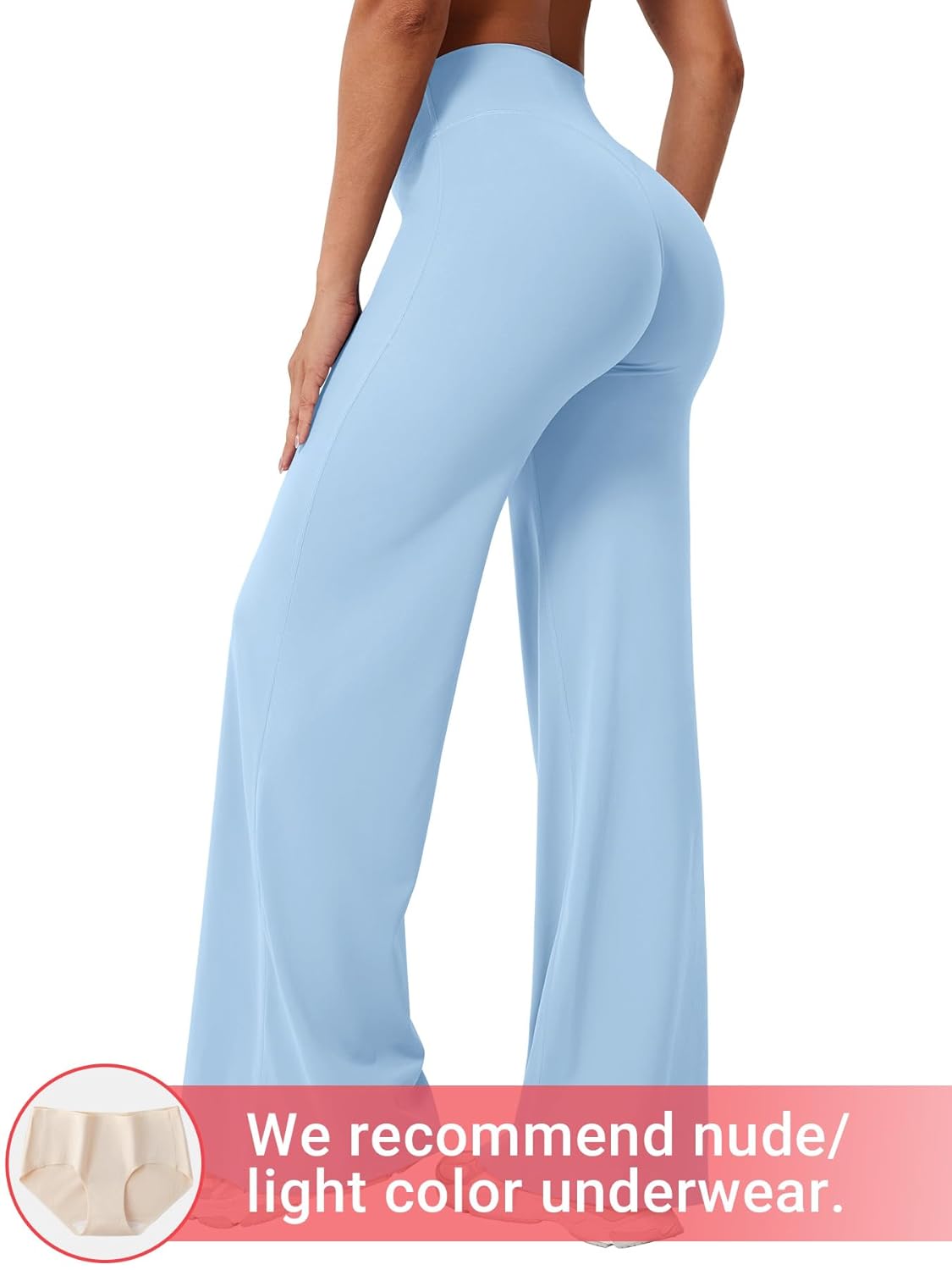 YEOREO Workout Leggings Womens No Front Seam Straight Leggings 29" / 31.5" / 33" High Waist Buttery Eddiy Gym Yoga Pants