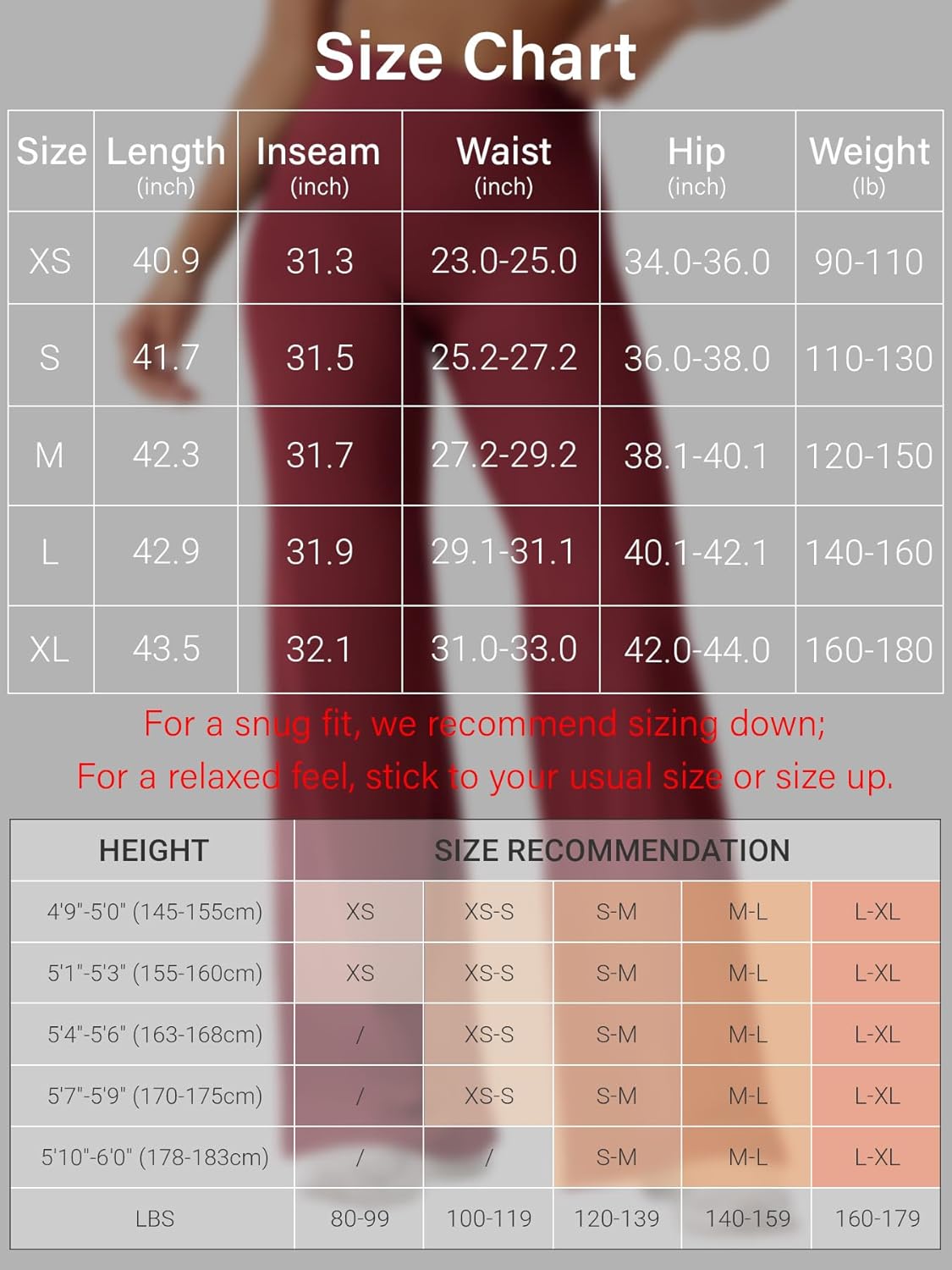 YEOREO Workout Leggings Womens No Front Seam Straight Leggings 29" / 31.5" / 33" High Waist Buttery Eddiy Gym Yoga Pants