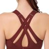 Yvette Sports Bra High Impact Adjustable Criss Cross Back, Full Support for Large Bust No Bounce