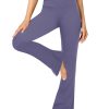 ZOOSIXX Flare Yoga Pants for Women, Crossover Soft Bootcut Leggings