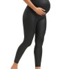 CRZ YOGA Womens Butterluxe Maternity Leggings Over The Belly 25" - Buttery Soft Workout Activewear Yoga Pregnancy Pants