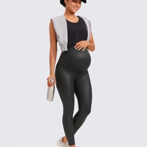 CRZ YOGA Womens Butterluxe Maternity Leggings Over The Belly 25